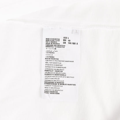 プレートパッチ付き Vネック プレーン Tシャツ