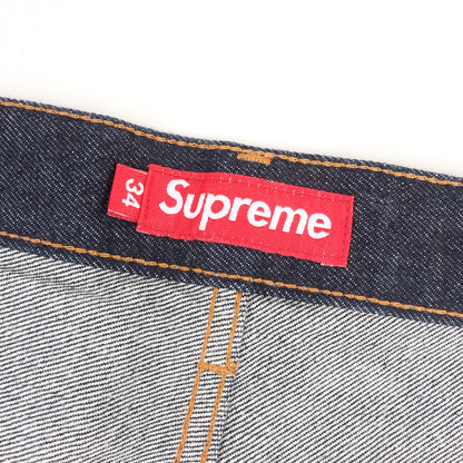25AW クラシックロゴ刺繍 リジッド バギー デニムパンツ(Baggy Jean)