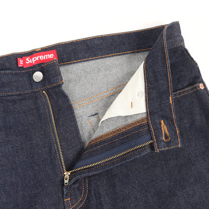 25AW クラシックロゴ刺繍 リジッド バギー デニムパンツ(Baggy Jean)