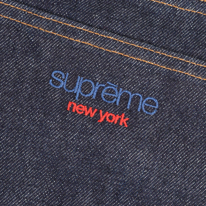 25AW クラシックロゴ刺繍 リジッド バギー デニムパンツ(Baggy Jean)