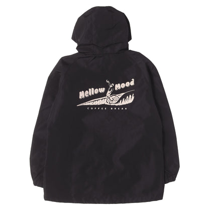 グラフィックプリント ナイロン フーデッドジャケット