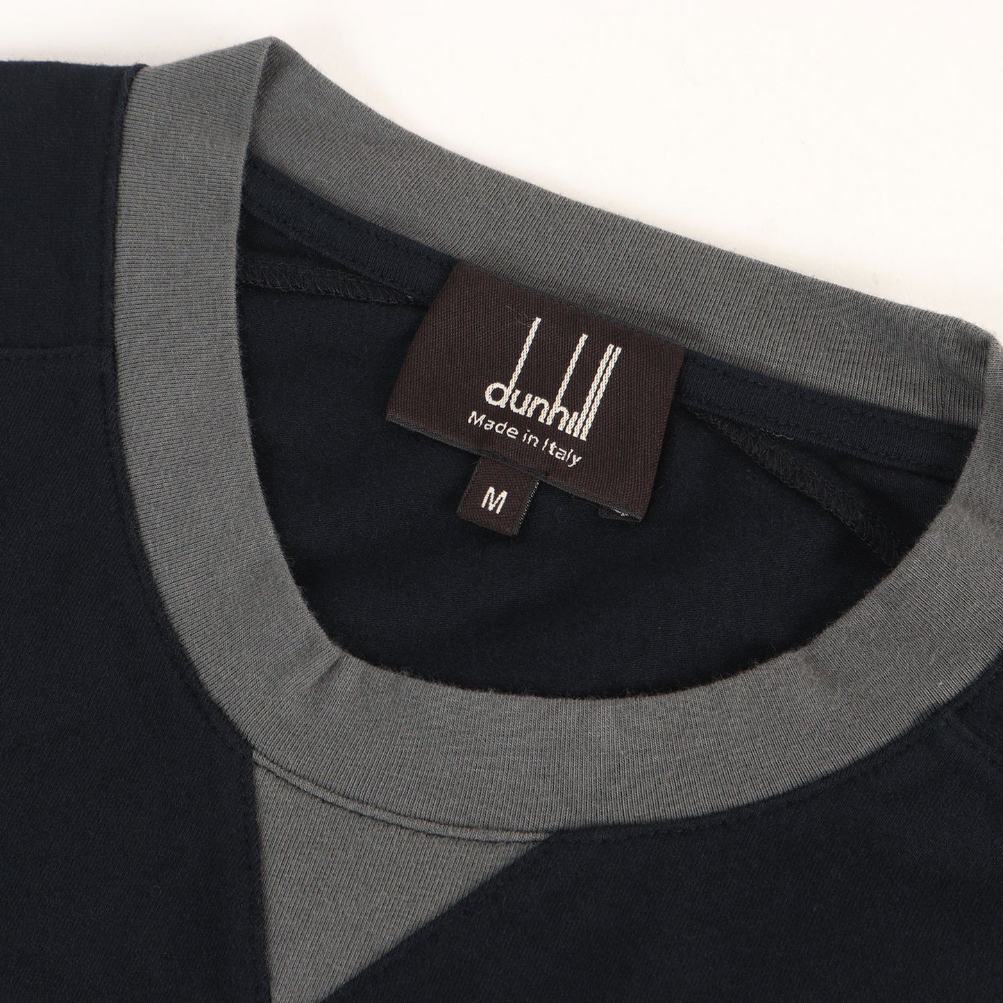 切替しデザイン ストレッチ ロングスリーブ Tシャツ