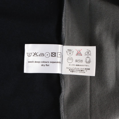 切替しデザイン ストレッチ ロングスリーブ Tシャツ