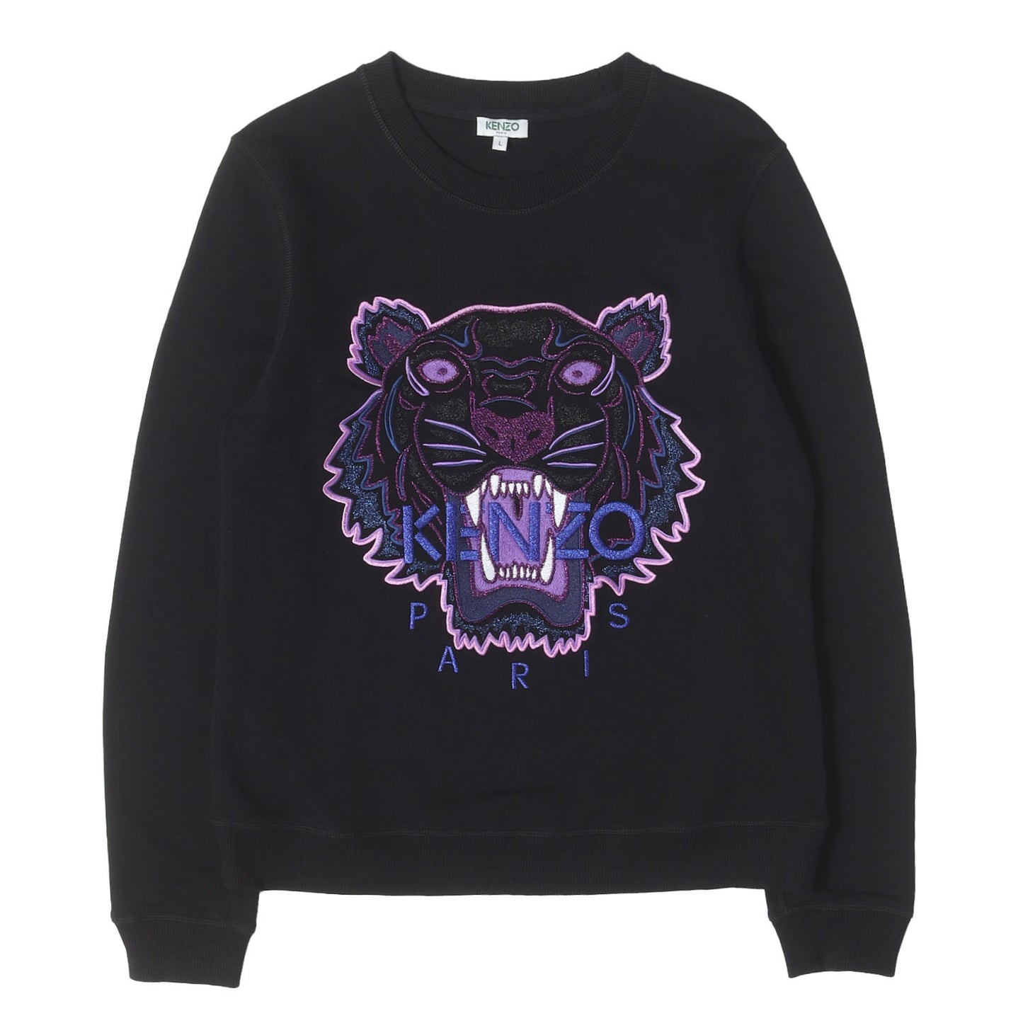 タイガー ラメ刺繍 クルーネック スウェット(Classic Tiger Sweatshirts)