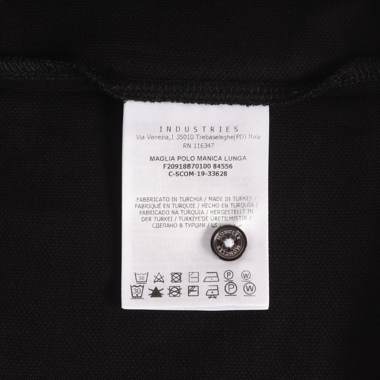 コットン鹿の子 ロングスリーブ ポロシャツ(MAGLIA POLO MANICA LUNGA)