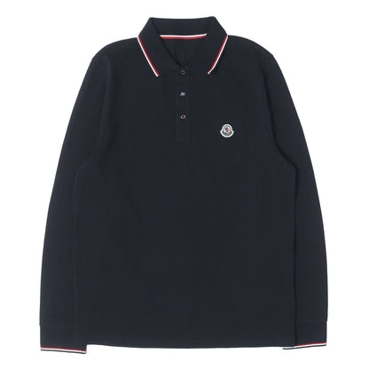 コットン鹿の子 ロングスリーブ ポロシャツ(MAGLIA POLO MANICA LUNGA)