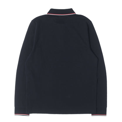 コットン鹿の子 ロングスリーブ ポロシャツ(MAGLIA POLO MANICA LUNGA)