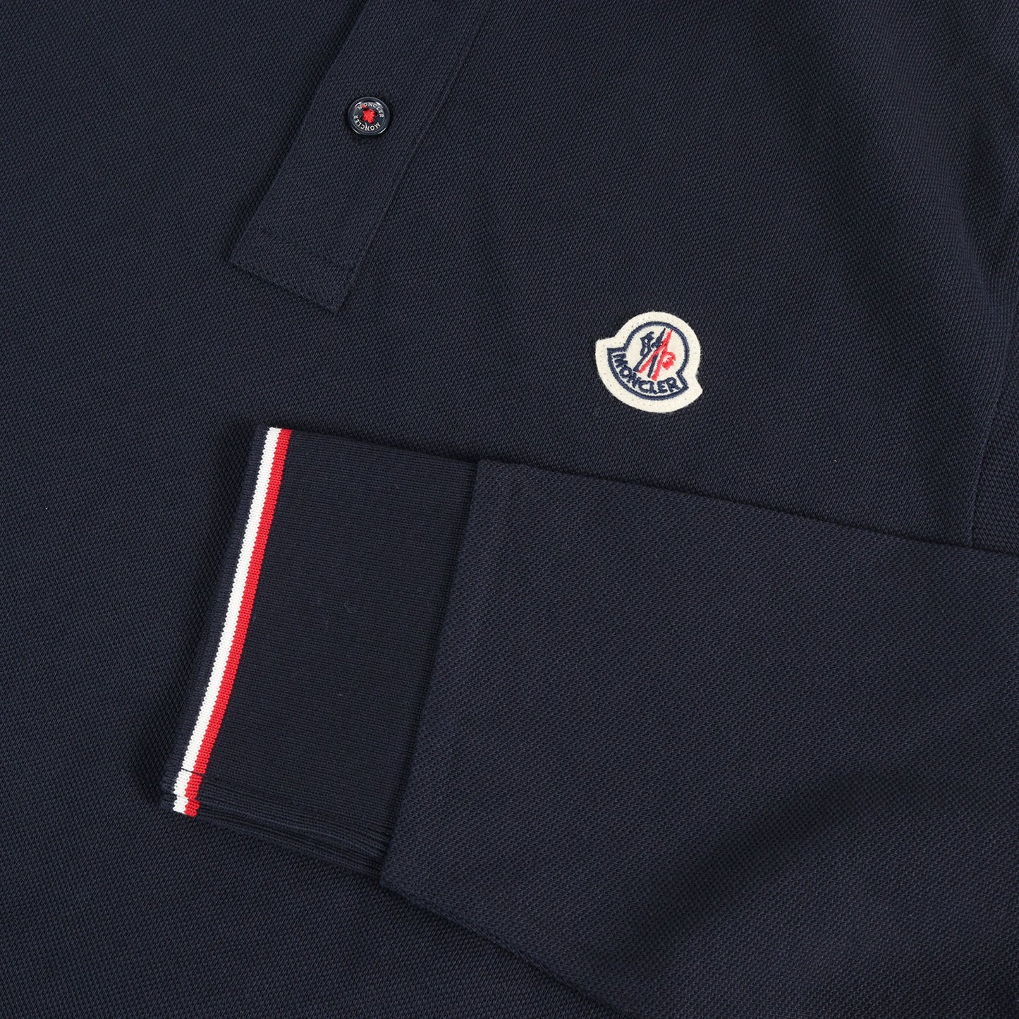 コットン鹿の子 ロングスリーブ ポロシャツ(MAGLIA POLO MANICA LUNGA)