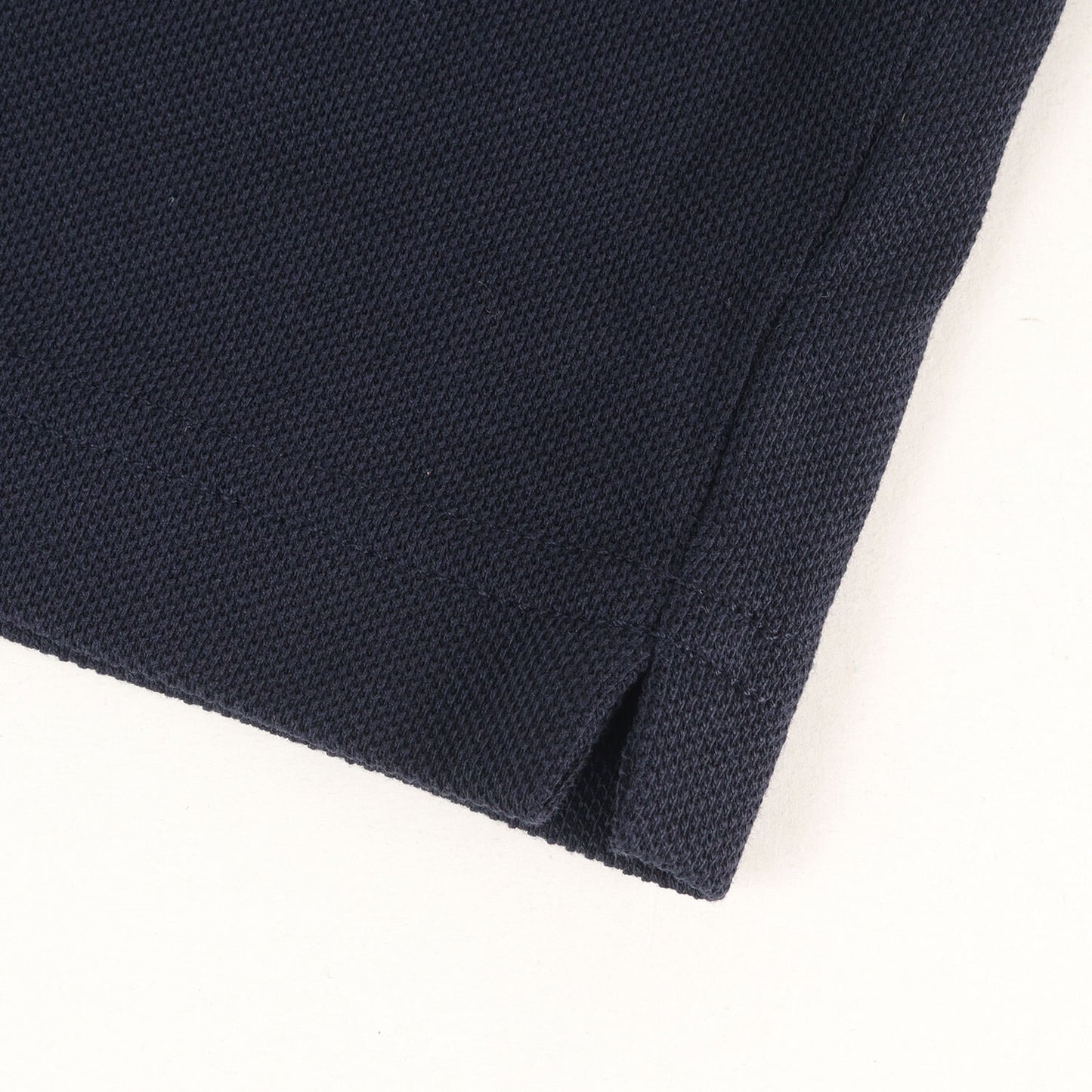コットン鹿の子 ロングスリーブ ポロシャツ(MAGLIA POLO MANICA LUNGA)