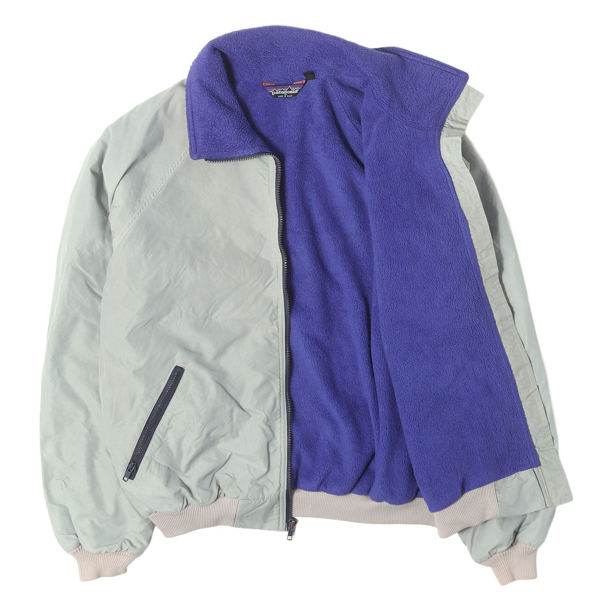 [希少モデル] 80s 三角タグ シェルド シンチラ ジャケット (Shelled Synchilla Jacket) USA製