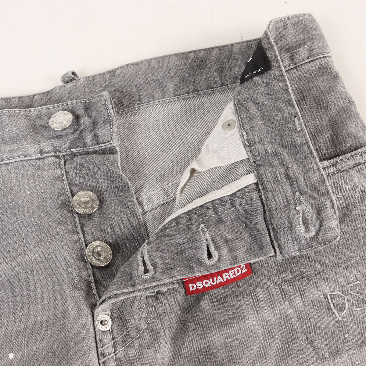 セクシー ツイスト 刺繍デザイン ストレッチ デニムパンツ(Sexy Twist Jean)