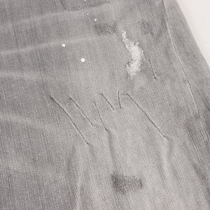 セクシー ツイスト 刺繍デザイン ストレッチ デニムパンツ(Sexy Twist Jean)
