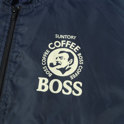 90s BOSS COFFEE 懸賞 非売品 ナイロン プルオーバー アノラック ジャケット