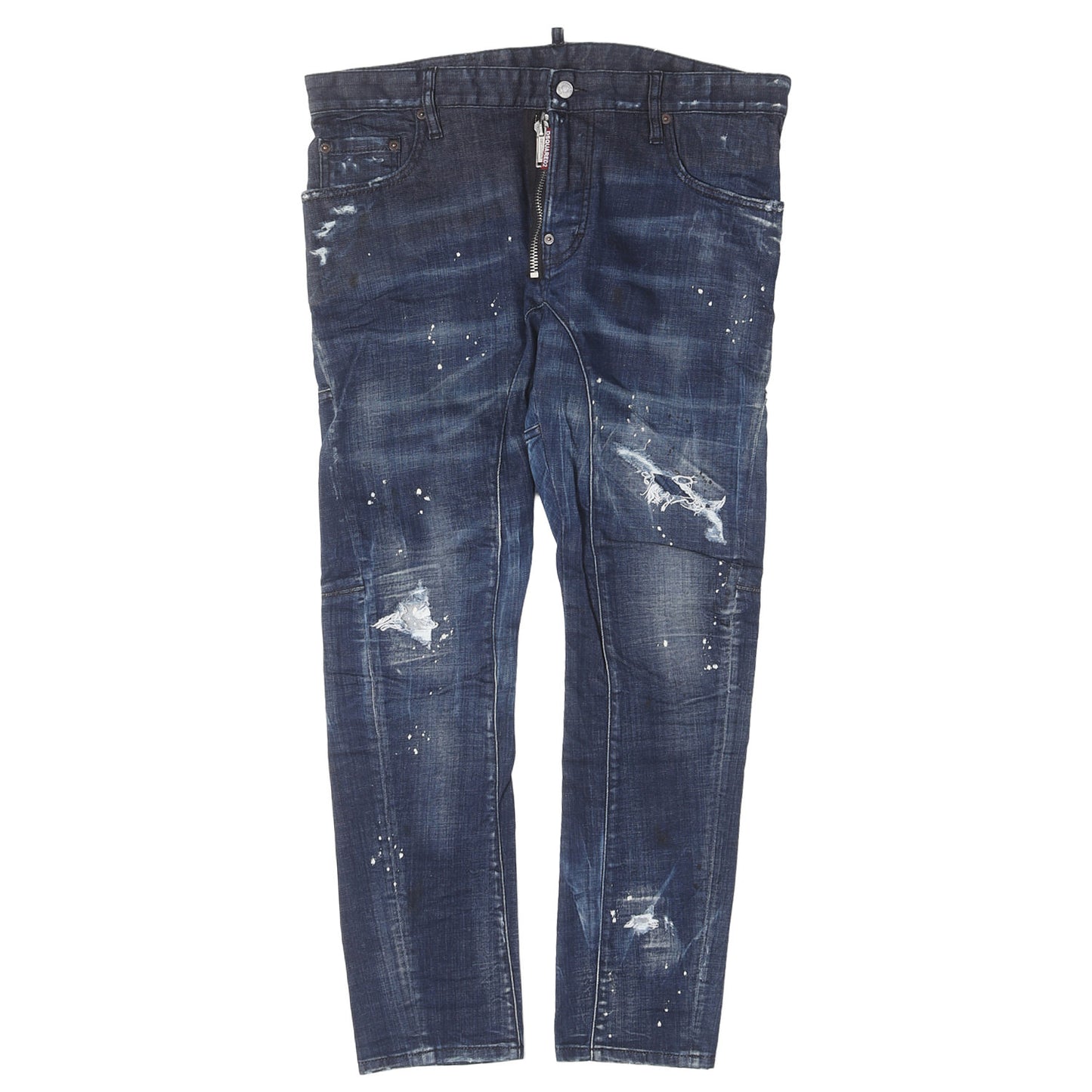 タイディ バイカー クラッシュリペア加工 スキニー デニム パンツ (Tidy Biker Jean)
