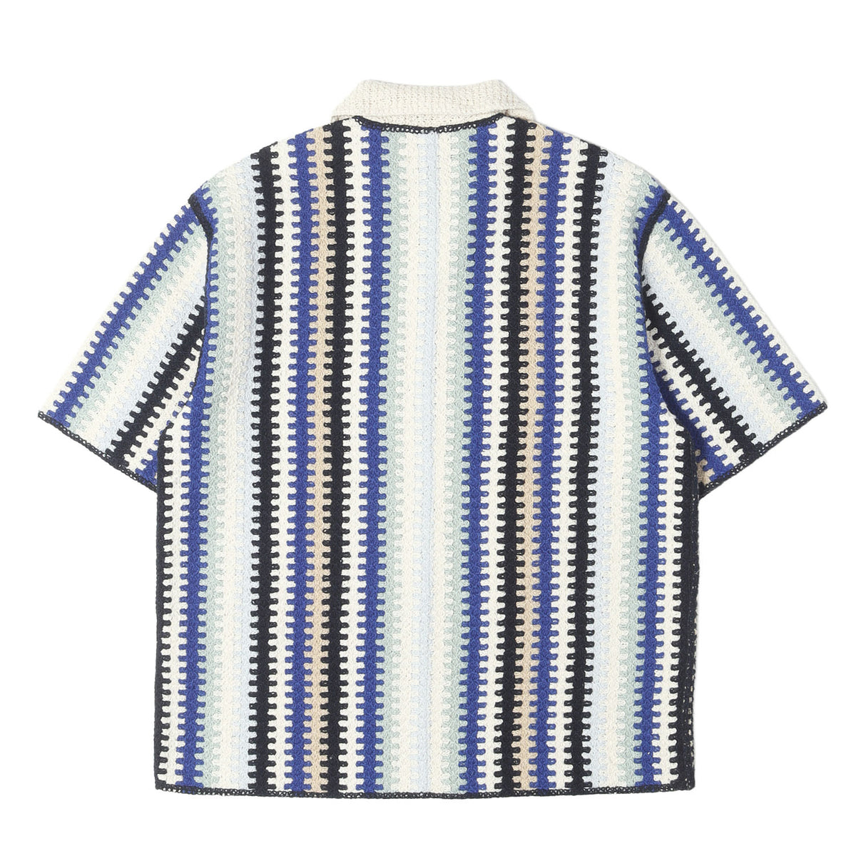25SS クロッシェ プルオーバー 半袖 ニット(Keyon Crochet Pullover)