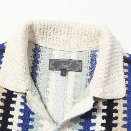 25SS クロッシェ プルオーバー 半袖 ニット(Keyon Crochet Pullover)