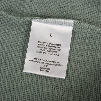 FOG ESSENTIALS オーバーサイズ ワッフル ラガーシャツ