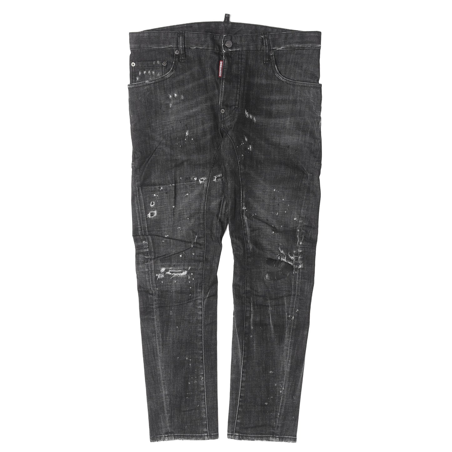 スケーター ダメージリペア加工 ストレッチ デニムパンツ(Skater Jean)