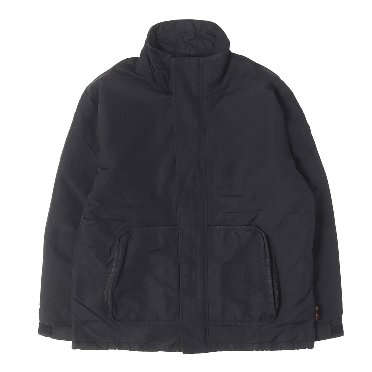 00s 裏地フリース スタンドカラー ナイロン フルジップ ジャケット