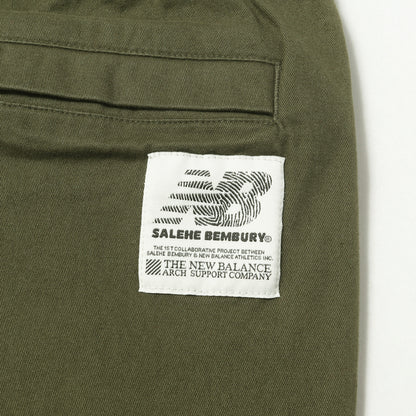 21AW ×Salehe Bembury ロゴ刺繍 コットンツイル イージーパンツ