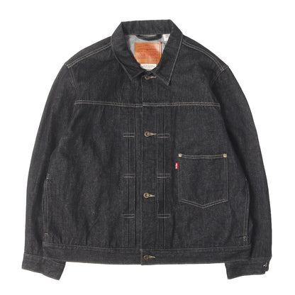 [リーバイスプレミアム] 大戦 1st タイプ 先染めブラック デニムジャケット (1st Type Trucker Jacket) 005Z7-0000