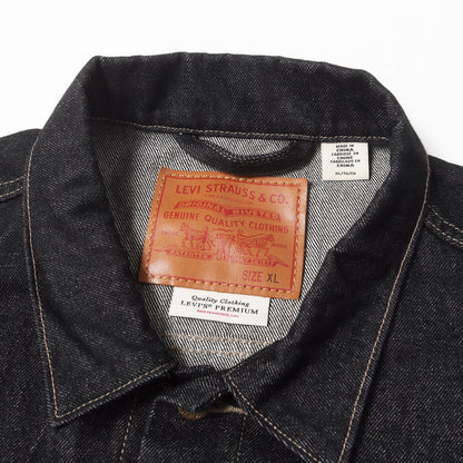 [リーバイスプレミアム] 大戦 1st タイプ 先染めブラック デニムジャケット (1st Type Trucker Jacket) 005Z7-0000