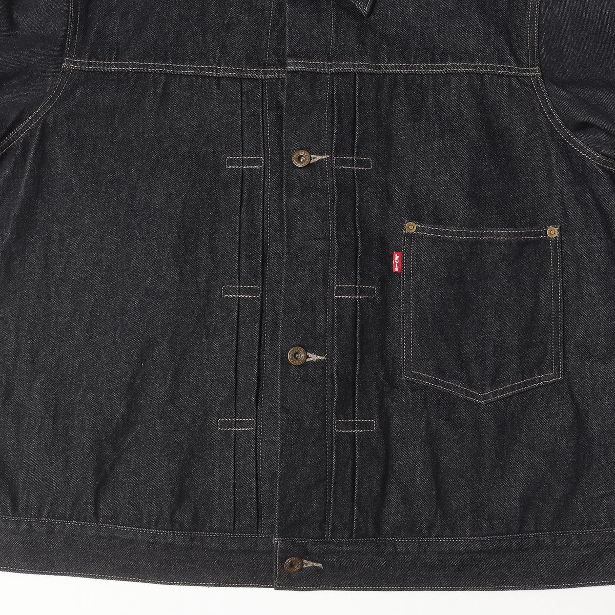 [リーバイスプレミアム] 大戦 1st タイプ 先染めブラック デニムジャケット (1st Type Trucker Jacket) 005Z7-0000