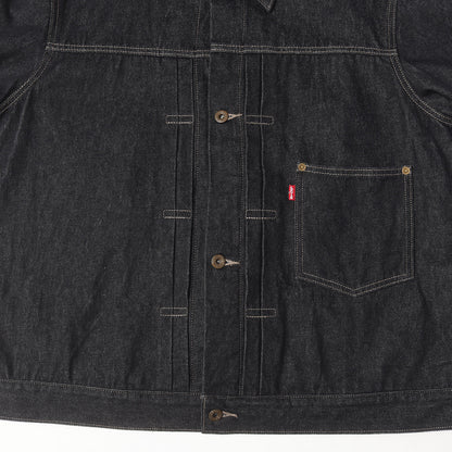 [リーバイスプレミアム] 大戦 1st タイプ 先染めブラック デニムジャケット (1st Type Trucker Jacket) 005Z7-0000