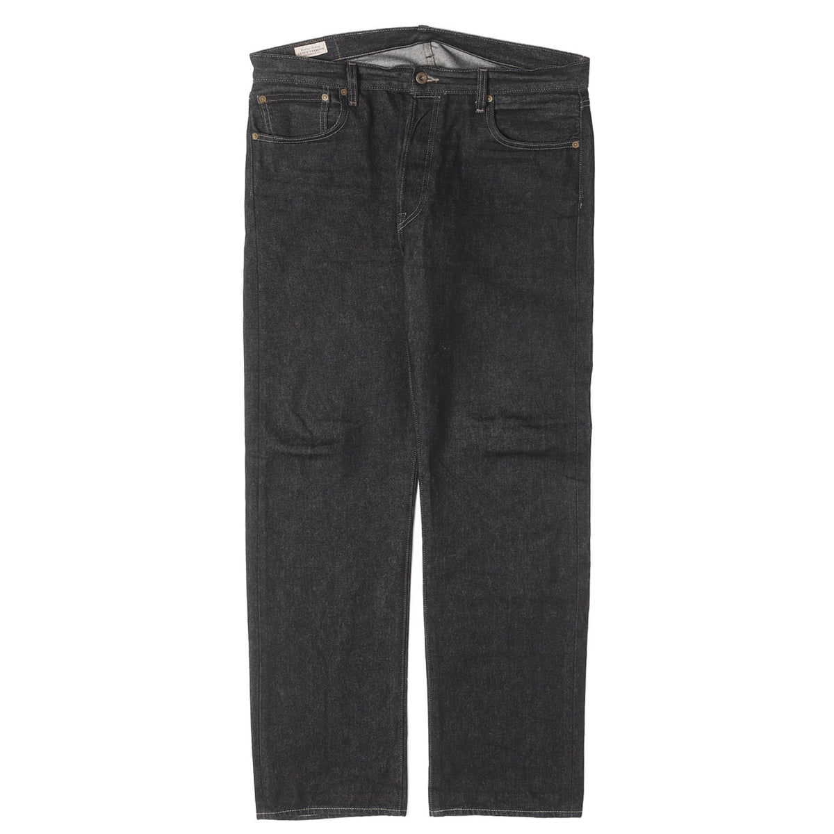 [リーバイスプレミアム] 501 先染め ブラック デニムパンツ (PREMIUM BLACK 501 JEANS)