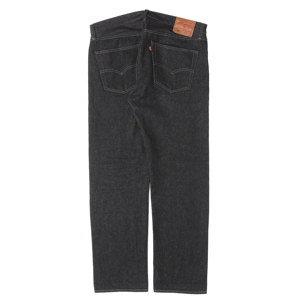 [リーバイスプレミアム] 501 先染め ブラック デニムパンツ (PREMIUM BLACK 501 JEANS)