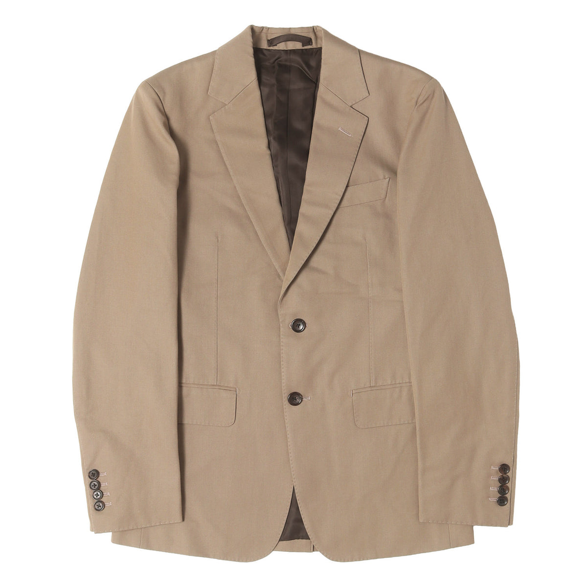 ×DORMEUIL ウール/コットン テーラードジャケット & プリーツ スラックスパンツ セットアップ