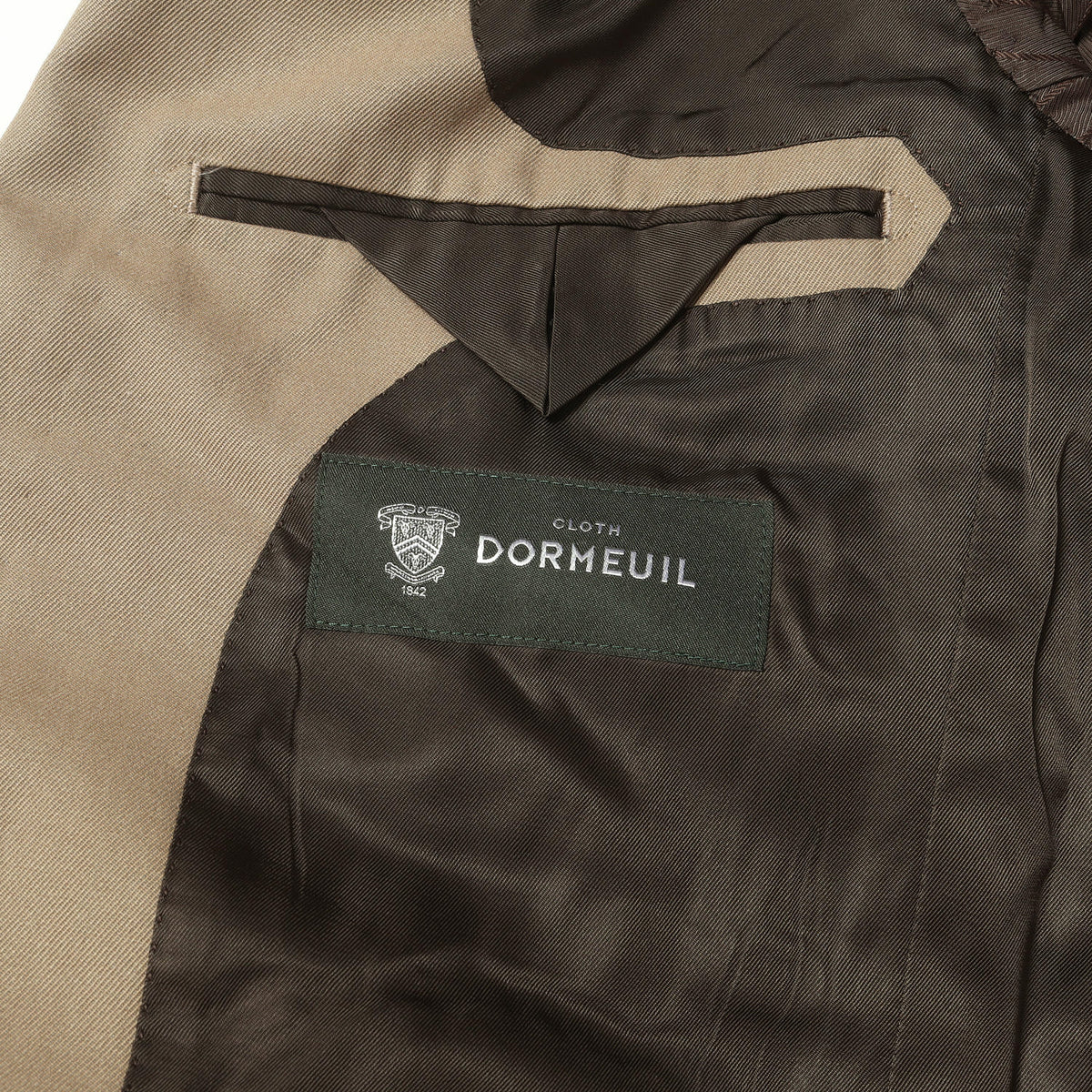 ×DORMEUIL ウール/コットン テーラードジャケット & プリーツ スラックスパンツ セットアップ