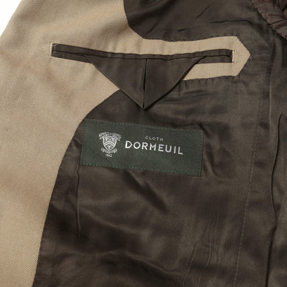 ×DORMEUIL ウール/コットン テーラードジャケット & プリーツ スラックスパンツ セットアップ