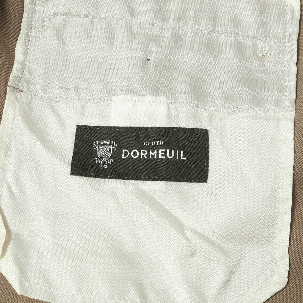 ×DORMEUIL ウール/コットン テーラードジャケット & プリーツ スラックスパンツ セットアップ