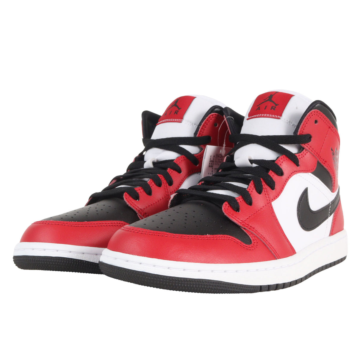 AIR JORDAN 1 MID CHICAGO BLACK TOE (554724-069)