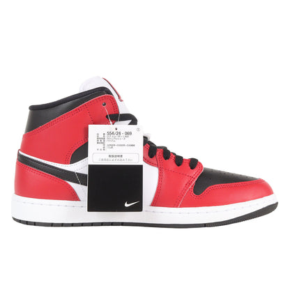 AIR JORDAN 1 MID CHICAGO BLACK TOE (554724-069)