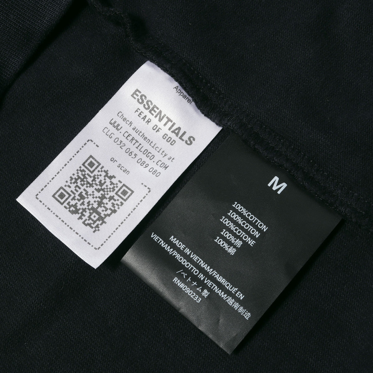 24AW FOG ESSENTIALS カレッジロゴ ロングスリーブ Tシャツ (Heavy Longsleeve Tee)