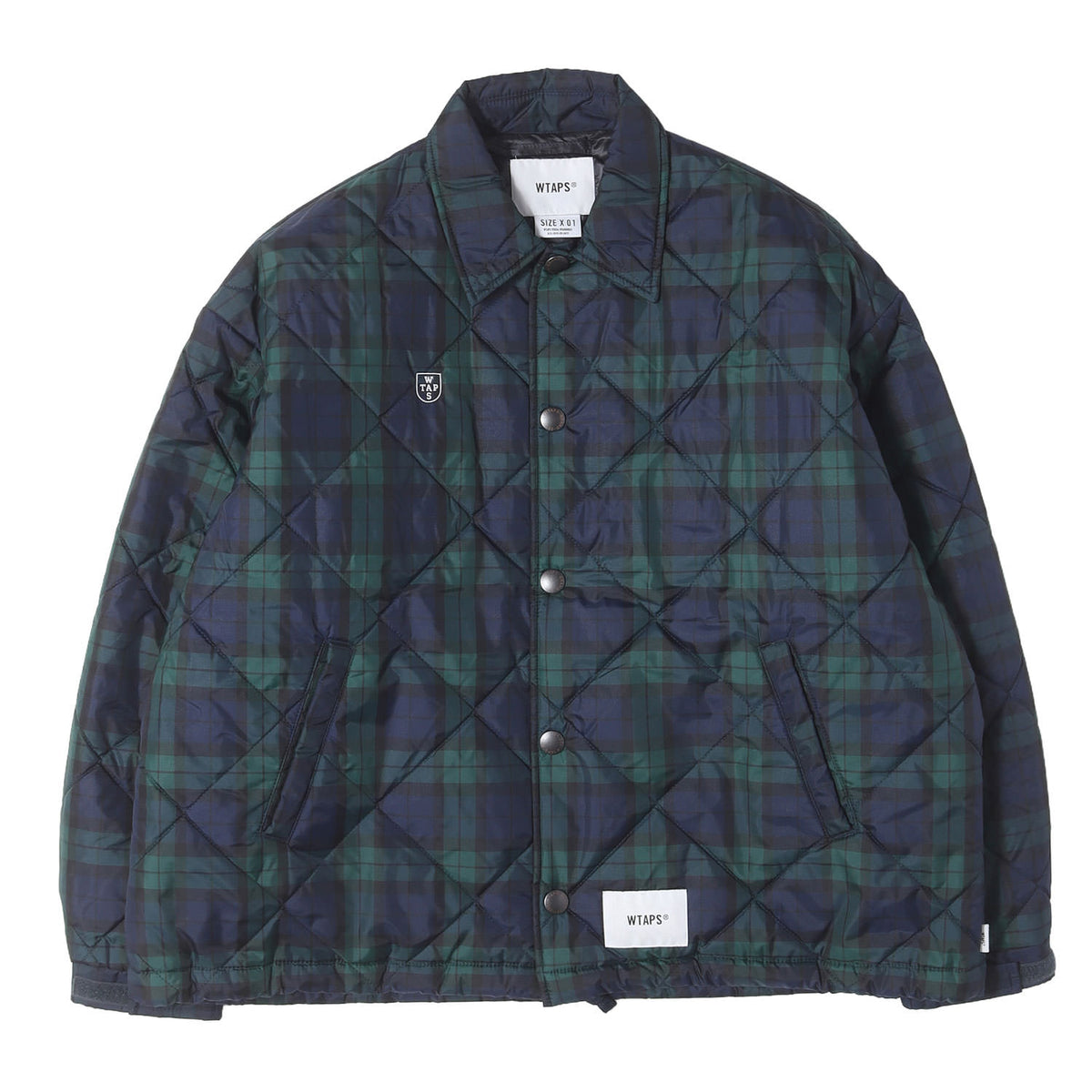 22AW ブラックウォッチ キルティングジャケット (CHIEF 02 / JACKET / NYLON. TAFFETA. TEXTILE. CRST)