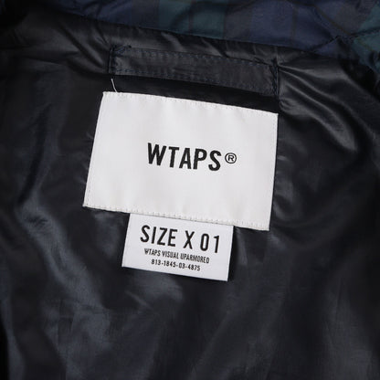 22AW ブラックウォッチ キルティングジャケット (CHIEF 02 / JACKET / NYLON. TAFFETA. TEXTILE. CRST)