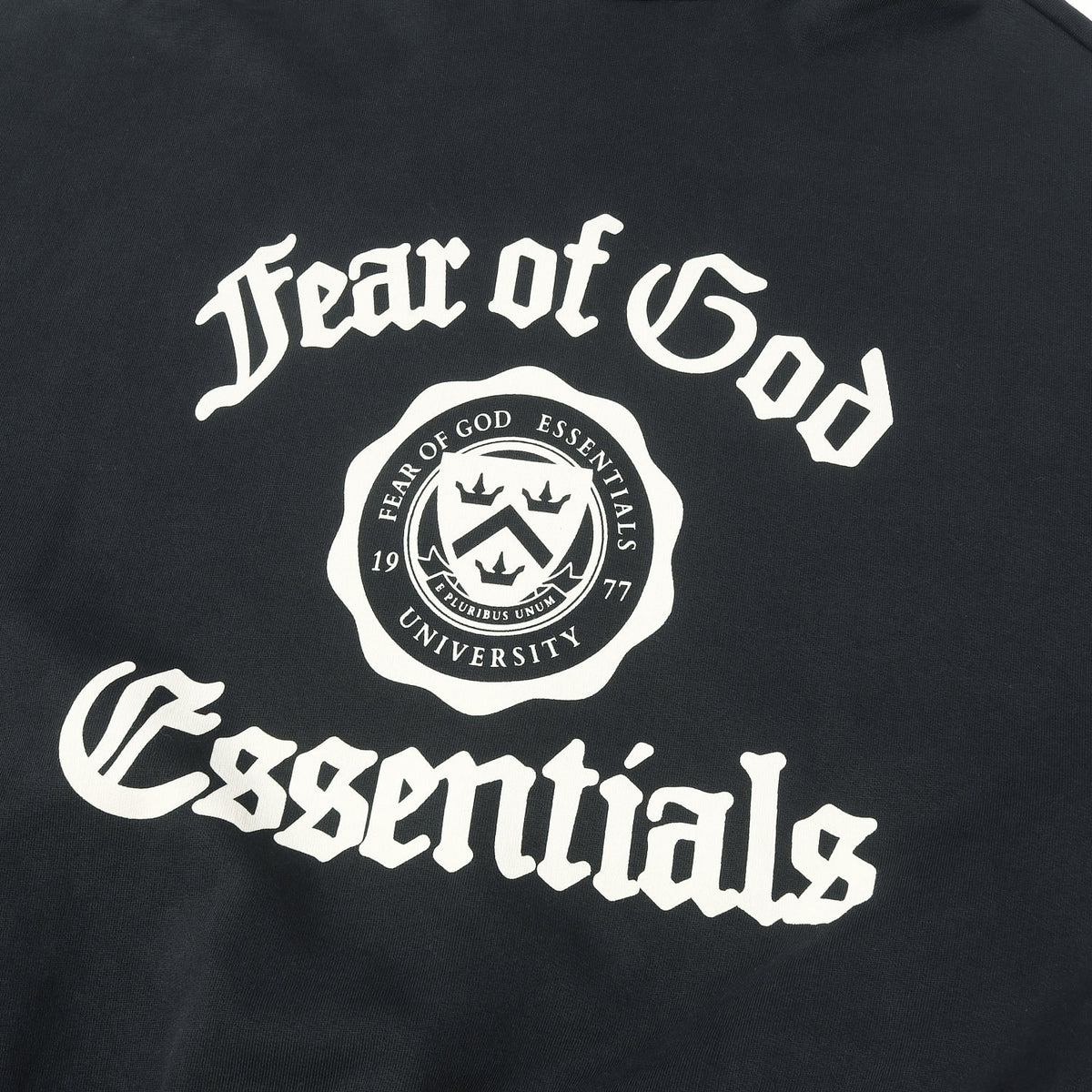 24AW FOG ESSENTIALS カレッジロゴ ヘビー スウェットパーカー(Heavy Fleece Vintage Shrunken Hoodie)