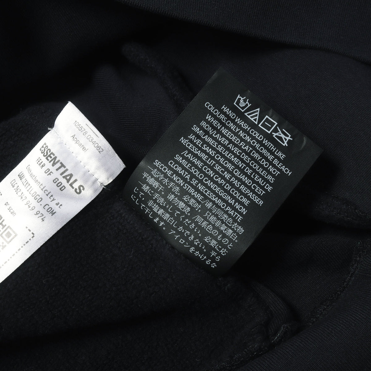 24AW FOG ESSENTIALS カレッジロゴ ヘビー スウェットパーカー(Heavy Fleece Vintage Shrunken Hoodie)