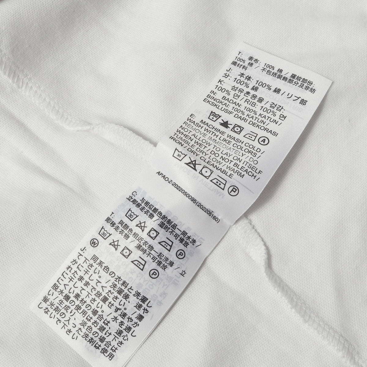 23SS ×PEACEMINUSONE オーバーサイズ フラワープリント ロングスリーブTシャツ(NRG CF L/S T-SHIRT)
