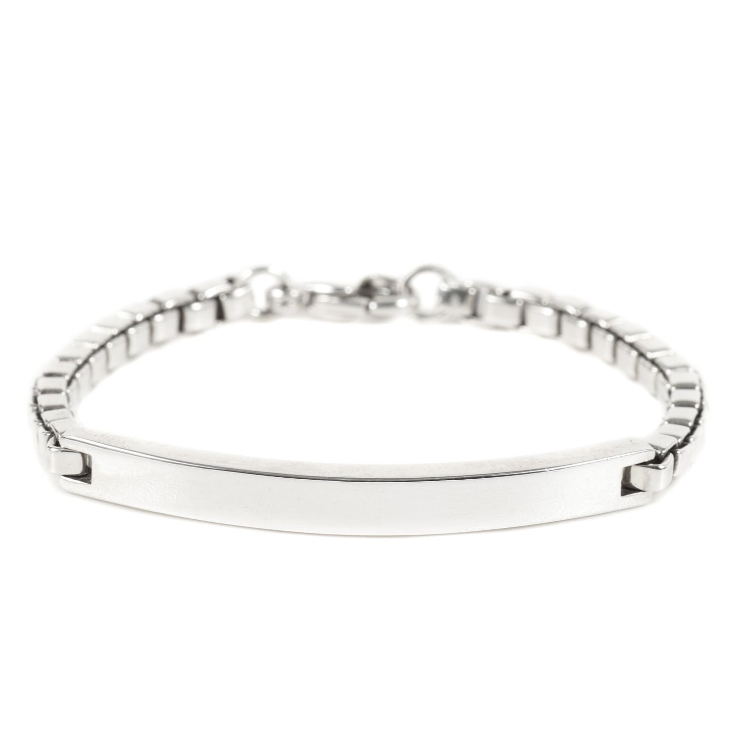 ベネチアン リンク ID ブレスレット / シルバー SV925 チェーン ジュエリー アクセサリー