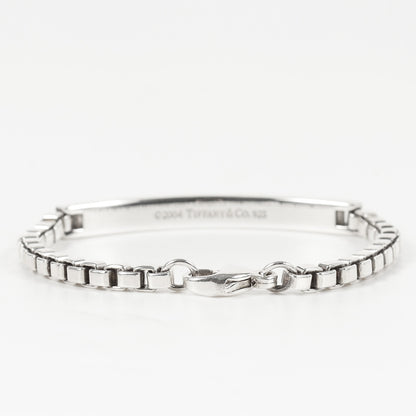 ベネチアン リンク ID ブレスレット / シルバー SV925 チェーン ジュエリー アクセサリー