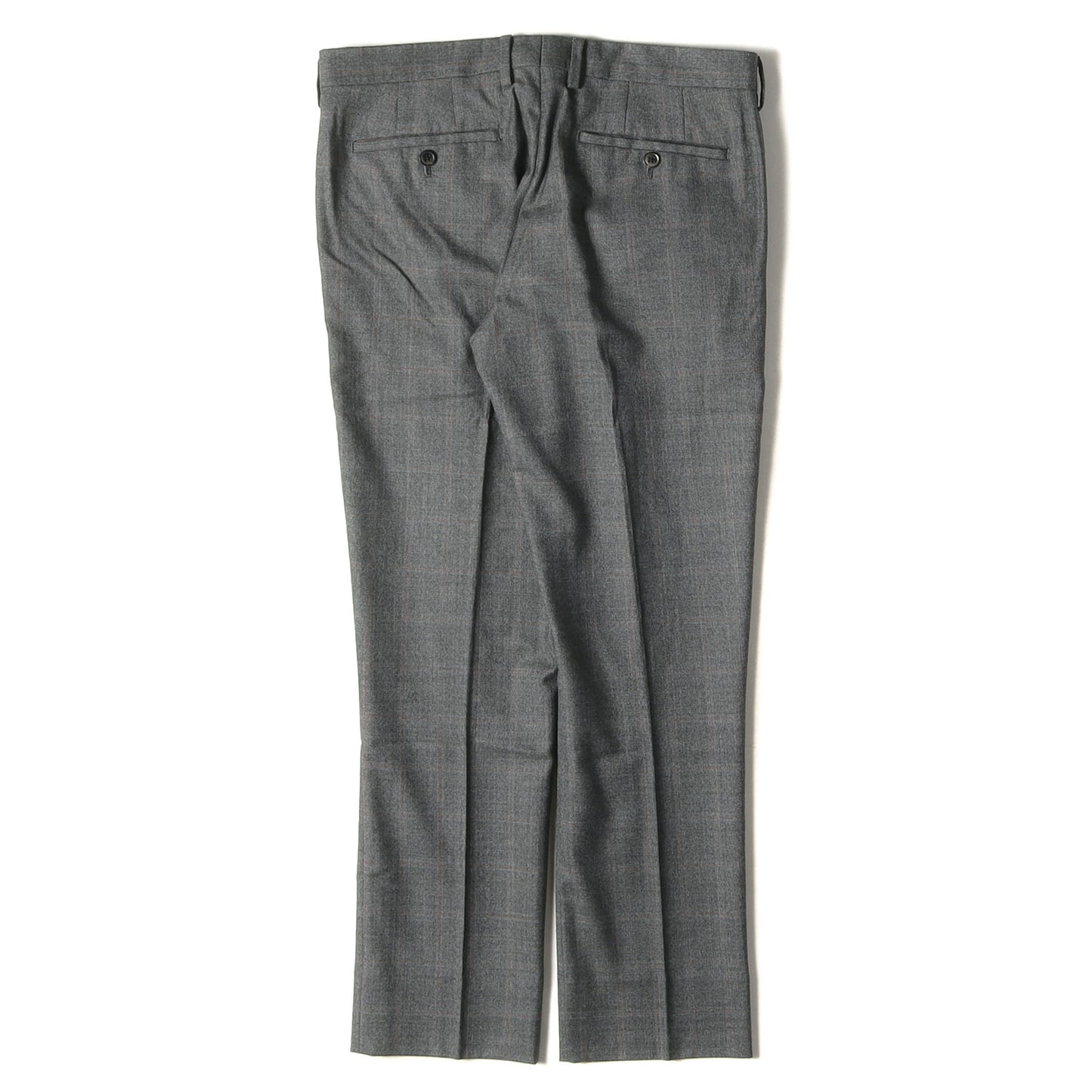 ×E.THOMAS SUPER 130S CLOTH シャドー チェック ウール スーツ セットアップ