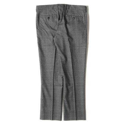 ×E.THOMAS SUPER 130S CLOTH シャドー チェック ウール スーツ セットアップ