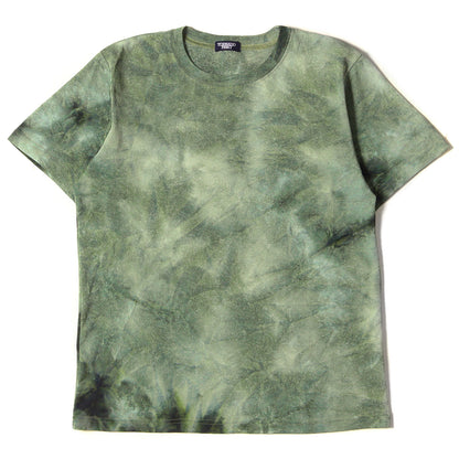 00s ムラ染め ポリ メッシュ Tシャツ / クルーネック タイダイ染め