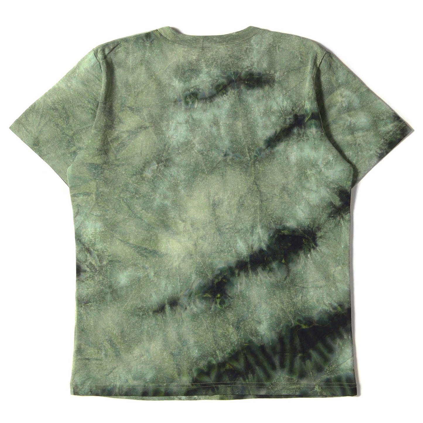 00s ムラ染め ポリ メッシュ Tシャツ / クルーネック タイダイ染め
