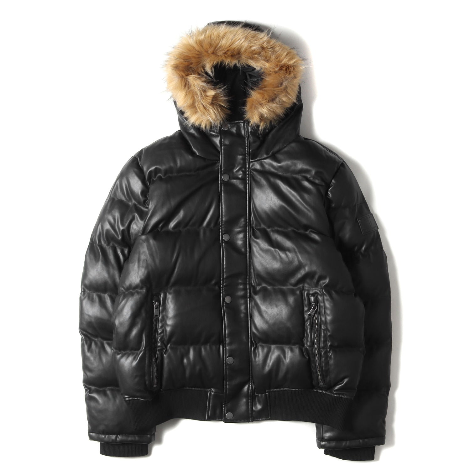 TOMMY HILFIGER (トミーヒルフィガー) PUレザー フーディー