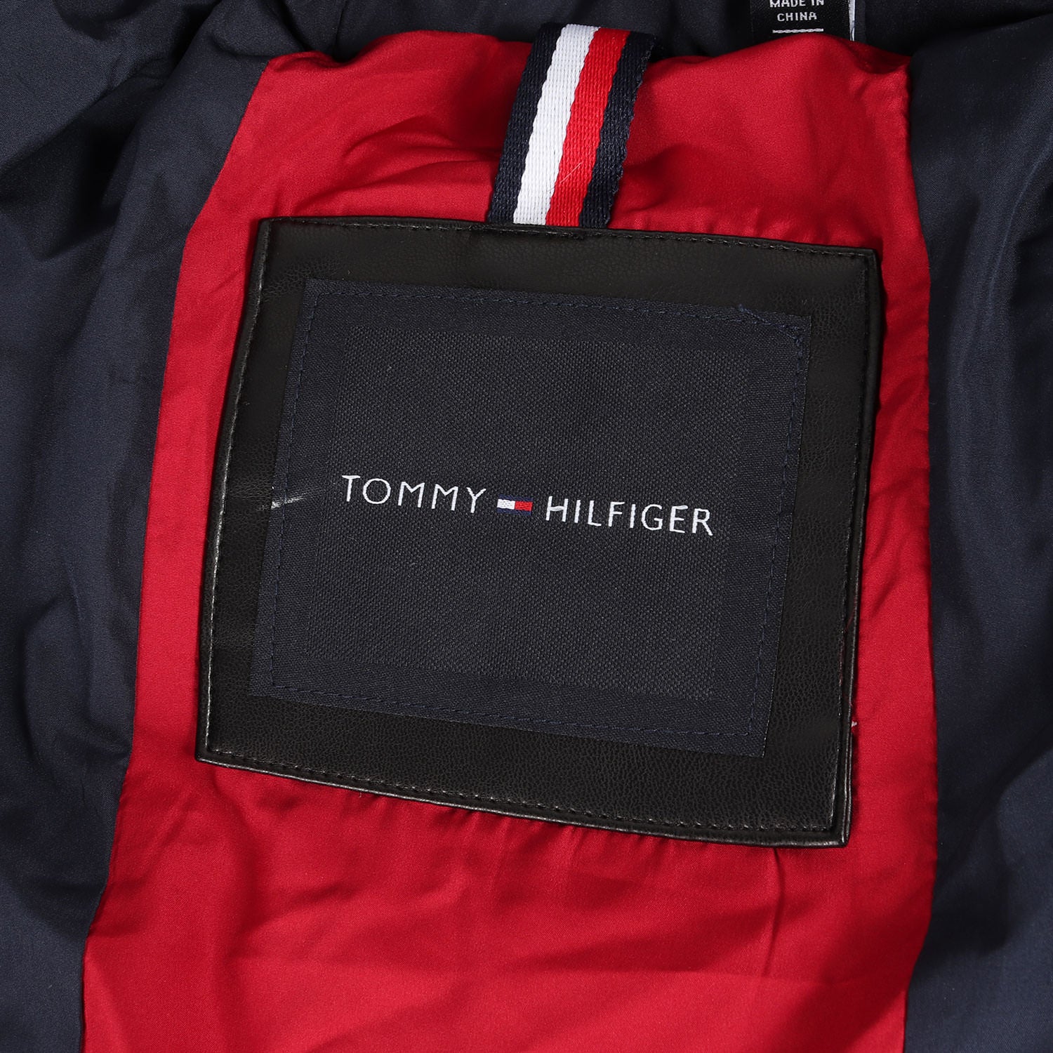 TOMMY HILFIGER (トミーヒルフィガー) PUレザー フーディー